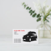 Carte De Visite Taxi britannique (Debout devant)