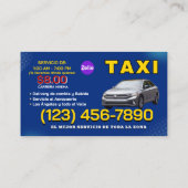CARTE DE VISITE TAXI BUSINESS CARD (Dos)