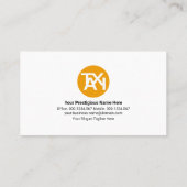 Carte De Visite Taxi de l'aéroport Creative Blue Sky Jet (Dos)