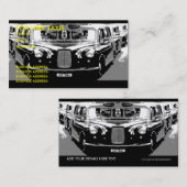 Carte De Visite Taxi de Londres (Devant / Derrière)
