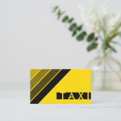 carte de visite TAXI rétro (Debout devant)