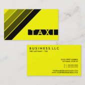 Carte De Visite TAXI rétro (Devant / Derrière)