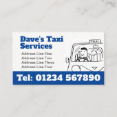 Carte De Visite Taxi - Services Taxi (Devant)