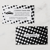 Carte De Visite taxi tramé (Devant / Derrière)