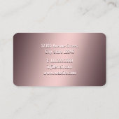 Carte De Visite Taxidermiste (Dos)