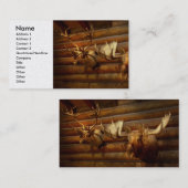 Carte De Visite Taxidermy - Le pavillon de chasse (Devant / Derrière)
