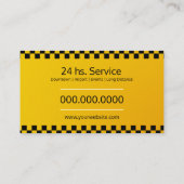 Carte De Visite Taxista / Servicio Cab (Dos)