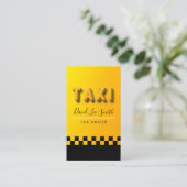 Carte De Visite Taxista / Servicio Cab (Debout devant)