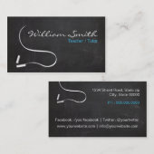 Carte De Visite Teacher/Tuteur Business card (Devant / Derrière)