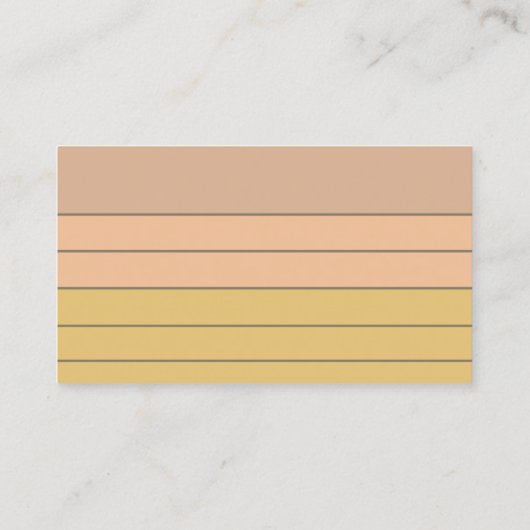 Carte De Visite Teacher Tutor Neutral Boho Rainbow Flashcard (Dos)