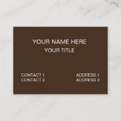 Carte De Visite Teacup Teapot Its My Cup of Tea (Dos)