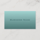 Carte de visite Teal poussiéreuse (Devant)