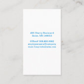 Carte De Visite Tech Lab | Logo ADN (Dos)