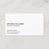 Carte De Visite Tech Modern Finance Logo  (Dos)