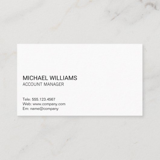 Carte De Visite Tech Modern Finance Logo  (Dos)