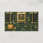 Carte De Visite Tech Motherboard Dial  (Dos)