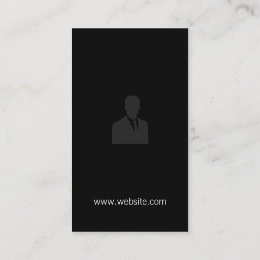 Carte De Visite Tech Networking Data Analyst Travailler sur l'ordi (Dos)