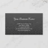 Carte De Visite Technicien à ongles - Elegant Dentelle Damas (Dos)