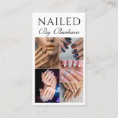 Carte De Visite Technicien Artiste Technicien Technicien de clou p (Devant)