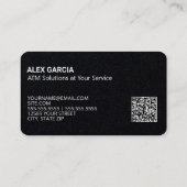 Carte De Visite Technicien ATM QR (Dos)
