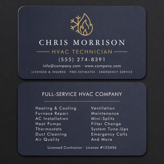 Carte De Visite Technicien CVC