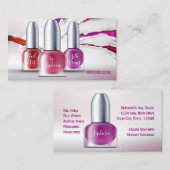 Carte De Visite Technicien d'art ongles - Bouteilles polonaises te (Devant / Derrière)