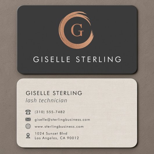 Carte De Visite Technicien de cils