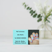 Carte de visite - technicien de clou (Debout devant)