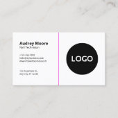 Carte De Visite Technicien de clou simple Modèle blanc (Devant)