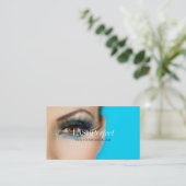 Carte De Visite Technicien de extensions de cils professionnel (Debout devant)