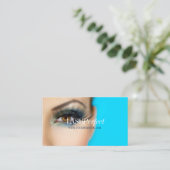 Carte De Visite Technicien de extensions de cils professionnel (Debout devant)
