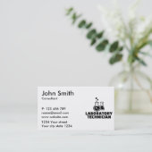 Carte De Visite Technicien de laboratoire (Debout devant)