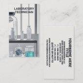 Carte De Visite Technicien de laboratoire (Devant / Derrière)