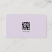 Carte De Visite 💅🏻 Technicien de Manucure QR (Dos)