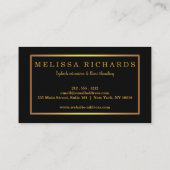 Carte De Visite Technicien de Maquillage de Cils Professionnel (Dos)