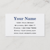 Carte De Visite Technicien de programmeur informatique (Dos)