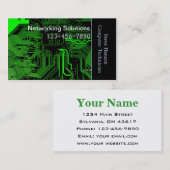 Carte De Visite Technicien de programmeur informatique (Devant / Derrière)