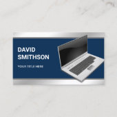 Carte De Visite Technicien de réparation d'ordinateur PC portable (Devant)