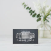 Carte De Visite Technicien de services de portes de garage profess (Debout devant)