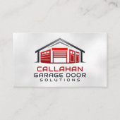 Carte De Visite Technicien de services de portes de garage profess (Devant)