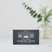 Carte De Visite Technicien de services de portes de garage profess (Debout devant)
