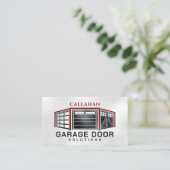 Carte De Visite Technicien de services de portes de garage profess (Debout devant)