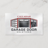 Carte De Visite Technicien de services de portes de garage profess (Devant)