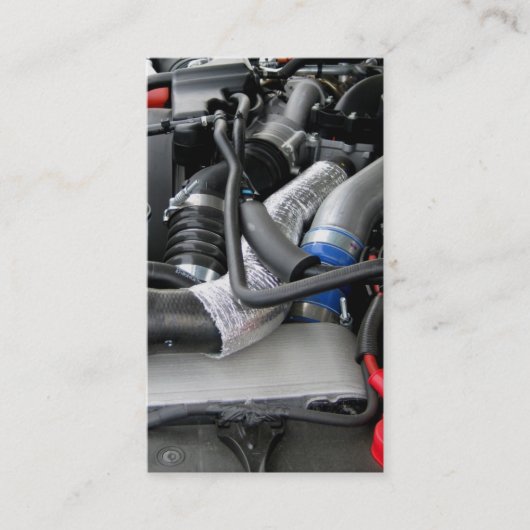 Carte De Visite Technicien des véhicules à moteur de mécanicien de (Devant)