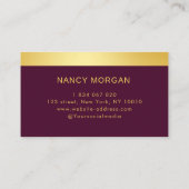 Carte De Visite Technicien en microblading professionnel bordeaux  (Dos)
