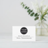 Carte De Visite Technicien en onglerie (Debout devant)