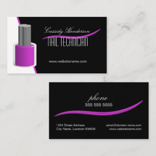 Carte De Visite Technicien en onglerie ou salon