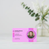 Carte De Visite Technicien en pose de faux ongles (Debout devant)