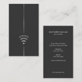Carte De Visite Technicien informatique - Logo WiFi (Devant / Derrière)