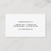Carte De Visite Technicien informatique - Logo WiFi (Dos)
